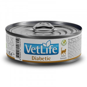 VET LIFE CAT DIABETIC konservi kaķiem Cukura diabēts 85g